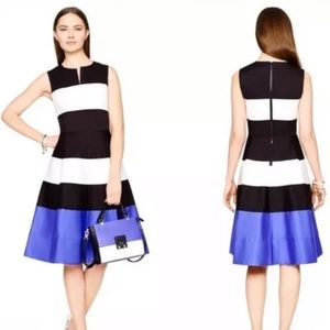 Kate Spade Corley Striped Fit and Flare Dress